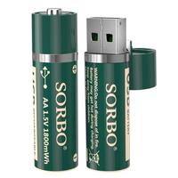 Sorbo 硕而博 5号锂离子电池 1.5V 1800mAh 2粒装