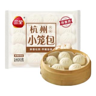 三全 中式早餐系列 杭州发面小笼包 包子 400g