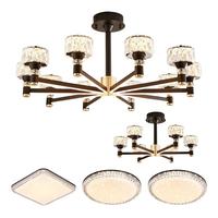 Lighting 雷士 NVC 丽影系列 10头吊灯+6头吊灯+方卧灯+圆卧灯*2
