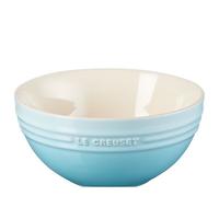 酷彩(Le Creuset)炻瓷盘创意沙拉水果菜盘家用汤碗 14cm汤碗水漾蓝