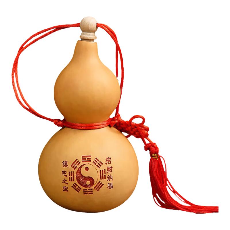 风水阁天然葫芦挂件开口大葫芦客厅卧室摆件