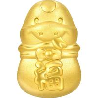 周生生可用E卡 十二生肖蛇黄金转运珠 Charme宝贝足金串珠组合单个 定价 福袋蛇95342C