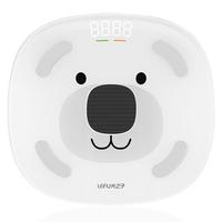 乐福（LEFU）【光能补电】智能体脂秤高精度体重电子秤减肥精准 憨憨熊蓝牙基础代谢检测礼盒装 光能体脂秤小熊款