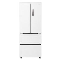 Midea 美的 M60系列 MR-470WUFPZE 风冷法式门冰箱 448L 曦云白