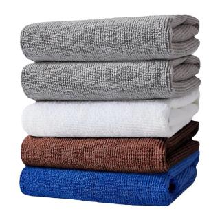 初舍 细纤维抹布 厨房清洁布 30*30cm 混色5条装 吸水去油