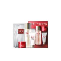 SK-II 护肤套装 (护肤精华露75ml+护肤面膜1片+大红瓶系列赋能焕采精华霜经典版15g+长管舒透护肤洁面霜20g)