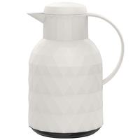 乐唯诗 保温壶户外家用保温瓶热水瓶暖水壶玻璃内胆开水壶大容量车载 如意保温壶米白1L