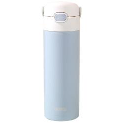 THERMOS 膳魔师 儿童保温杯吸管杯大容量316L  蓝白畅吸杯500ml