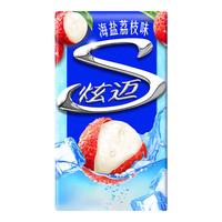 炫迈无糖口香糖 休闲零食糖果 海盐荔枝味 28片50.4g 海盐荔枝味50.4g1盒