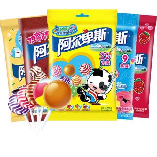 阿尔卑斯 经典棒棒糖混合口味组合装 独立包装 喜糖批发儿童糖果休闲零食 20支草莓味