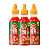 凤球唛（PHOENIX&EARTH）番茄酱 番茄沙司挤压瓶低脂新疆蕃茄酱 番茄酱260g*3瓶