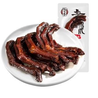 钱家香 老卤鸭爪500g土鸭掌卤味鸭爪真空独立包装好吃的休闲小零食