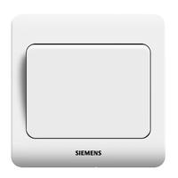 SIEMENS 西门子 远景 雅白一开单控面板
