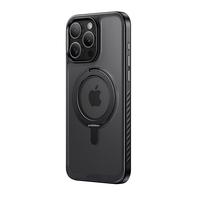 ANKER安克支点壳 适用iPhone16Pro苹果手机保护套磁吸充电磨砂旋转SGS认证防摔支架壳 黑色 【幻影黑】360度旋转磁吸支架