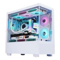 玩嘉WJCOOLMAN 玄武PRO白色 270°无立柱海景房 游戏电脑台式主机箱 支持M-ATX主板/360水冷/9风扇/4090显卡