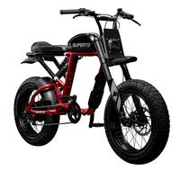 巴赫super73 电动车越野电动自行车山地自行车电瓶车成人复古助力车 RX标准版-20安纯电续航约45公里