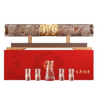 五粮液 百年传奇双龙戏珠 52%vol 500ml*2瓶 礼盒装