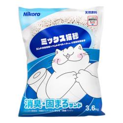 妮可露 妮可露 经典小蓝块混合猫砂 3.6kg*4袋