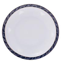 FUYU PORCELAIN 富玉陶瓷 富玉景德镇碗碟套装家用餐具整套 中式陶瓷饭碗 玲珑瓷餐具套装 碗盘 锦蓝 8寸涡盘