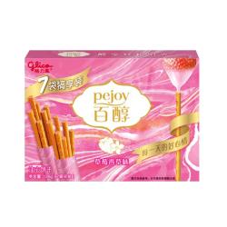 格力高 百醇 注心饼干 草莓香草味 126g