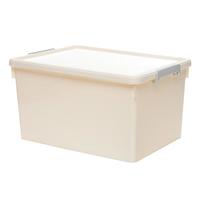 禧天龙（Citylong）大号加厚收纳箱塑料衣物被子整理箱储物箱带盖搬家行箱 【加大号2个装】53*37*30CM 【45升2个装】53*37*30CM