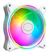 COOLER MASTER 酷冷至尊 MasterFan MF120 HALO ARGB 120mm 机箱散热风扇 白色 单个装
