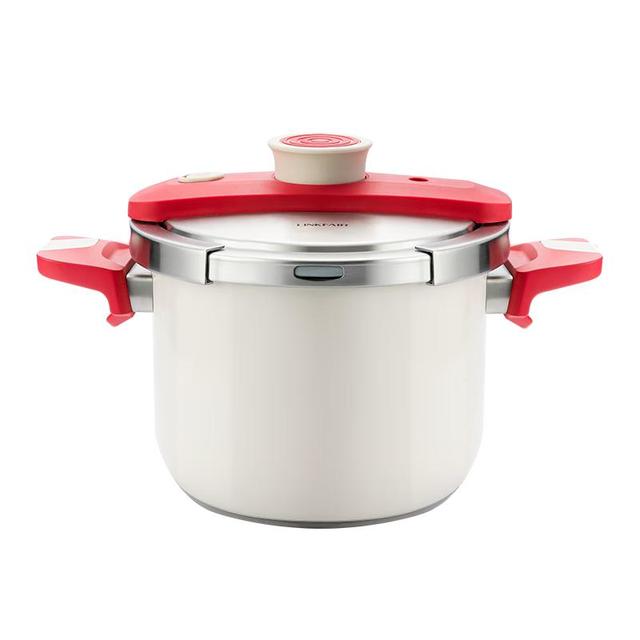 凌丰 304不锈钢高压锅 120kPa 6L 22cm（赠玻璃锅盖）