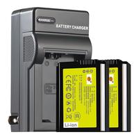 dste 蒂森特 FOR SONY NP-FW50 相机电池 7.4V 1950mAh 充电套装 2块装