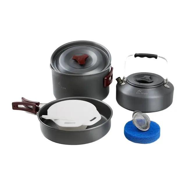 Fire-Maple 火枫 FMC-204 户外野营套锅 1401204 黑色 2-3人
