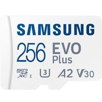 SAMSUNG 三星 EVO Plus Micro-SD存储卡 256GB（UHS-I、V30、U3、A2）