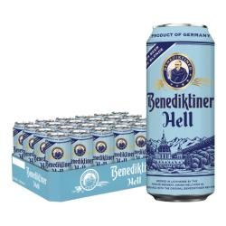 百帝王 拉格啤酒 修道院经典 500ml*24听整箱 德国进口原装