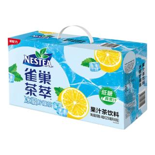 雀巢 茶萃冰极柠檬茶果汁 茶饮料 250ml*24包