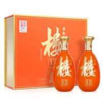 黄鹤楼酒南派大清香楼12礼盒 清香型白酒 53度485mL 2瓶 礼盒装 53度 485mL 2瓶 礼盒装