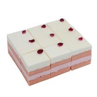 中粮香雪玫瑰慕斯蛋糕33g*9粒装 动物奶油聚会休闲下午茶糕点蛋糕 玫瑰慕斯蛋糕33g*9