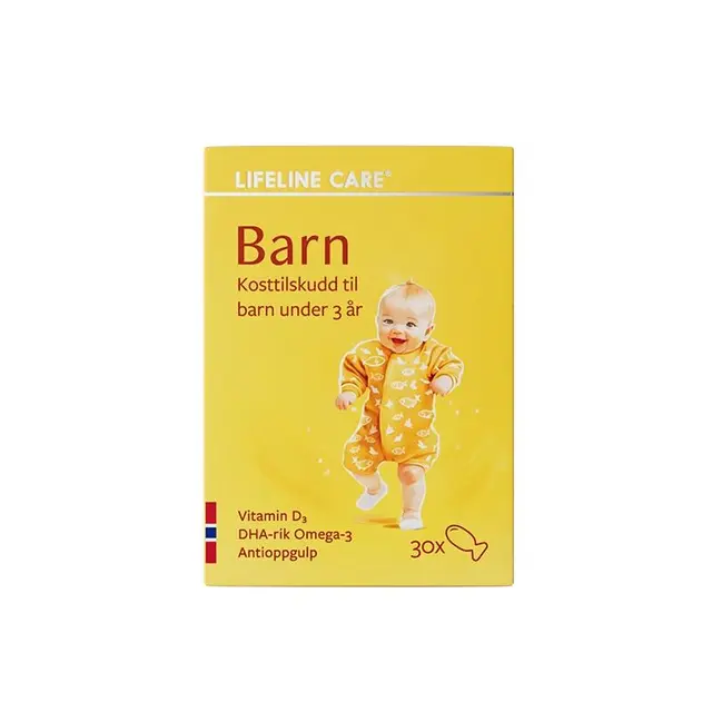 Lifeline Care生命力伽婴幼儿宝宝鱼油dha挪威深海小鱼omega3补脑动力胶囊四盒 四盒周期装