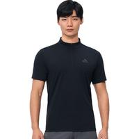 伯希和（Pelliot）户外速干T恤款吸湿运动短袖上衣弹力舒适休闲半袖 【男款】漫幕黑 | 排汗速干 2XL