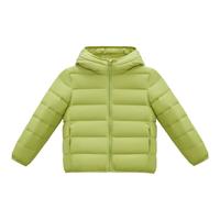 雪中飞 2025早春男女童装连帽经典版型羽绒服纯色简约百搭舒适