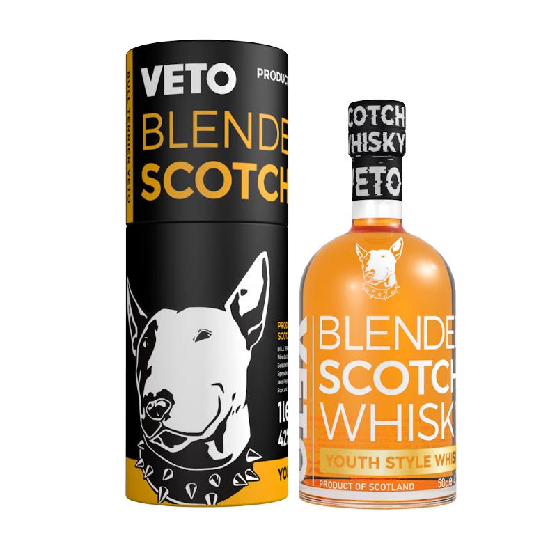 VETO/牛头梗 原瓶洋酒 苏格兰调和威士忌  礼盒装 无年份 42%vol 500ml 1瓶