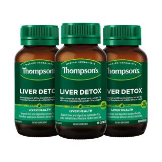 THOMPSON'S 汤普森 奶蓟草护肝片 60粒/瓶 3瓶装 420mg*1粒