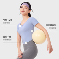Keep瑜伽T恤女25春夏运动健身普拉提修身显瘦短袖瑜伽服