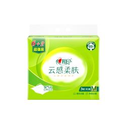 心相印 云感柔肤母婴可用3层抽纸面巾纸8包