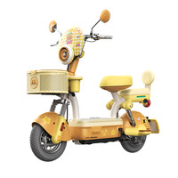 爱玛元宇宙play黄油小熊电动车铅酸电动自行车