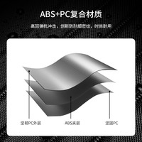 CROSSGEAR十字勋章瑞军士刀120468寸大容量登机拉杆旅行李密码箱 【经典款 坚固抗压耐摔打】银色 28寸