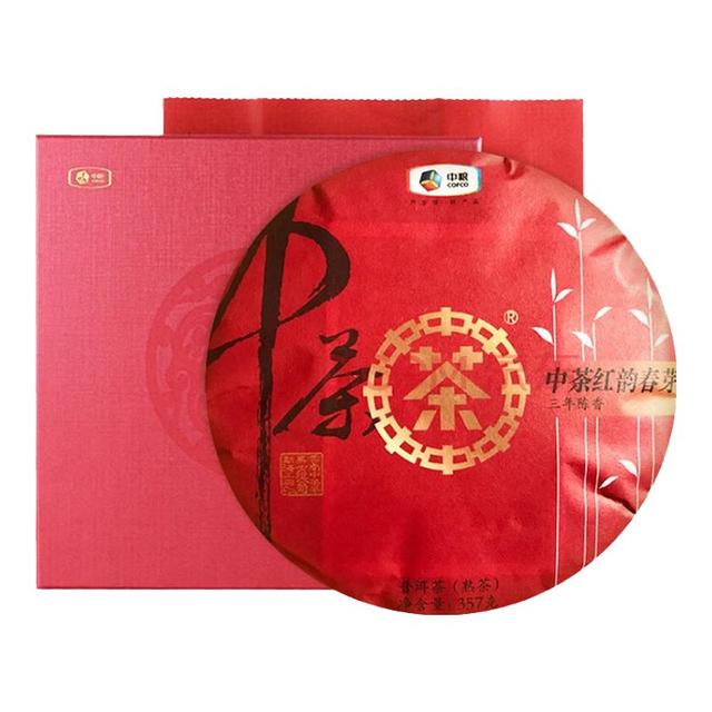 中茶 金毫玉莲 宫廷臻品 普洱熟茶 357g