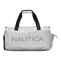 NAUTICA诺帝卡大容量旅行包干湿分离包单肩斜挎游泳背包手提行李包 银色
