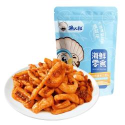 渔大叔 铁板鱿鱼条116g烧烤鱿鱼高蛋白海鲜特产零食解馋即食海味小吃 铁板鱿鱼116g/第二件半价