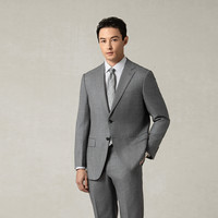 GORNIA 格罗尼雅 男士西服上衣羊毛材质商务灰色中年西装男