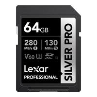 Lexar 雷克沙 SILVER PRO 存储卡 64GB(V60、U3、class10)