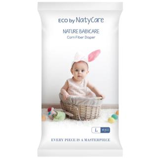 NatyCare 母婴极光拉拉裤 婴儿超薄透气 男女宝宝尿不湿 防侧漏（1片装共发4片）L