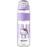 杯具熊双饮大容量运动水壶便携户外骑行旅游tritan材质夏天水杯 双饮运动壶-阳光kitty 1100ml 双饮运动壶-阳光KT 1100ml